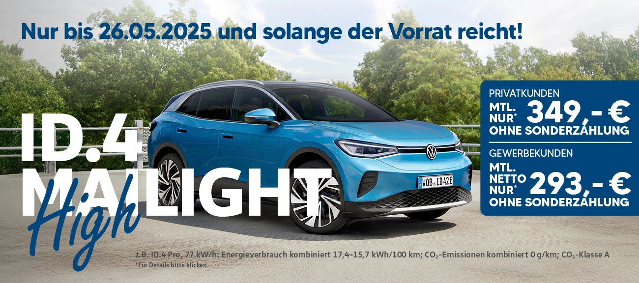 VW ID.4 bis 26.05.2025